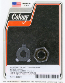 KICK STARTER & COUNTERSHAFT NUT & LOCK KIT